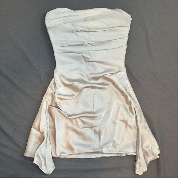 HOUSE OF CB Jasmine Satin Corset Dress - Picture 8 of 14